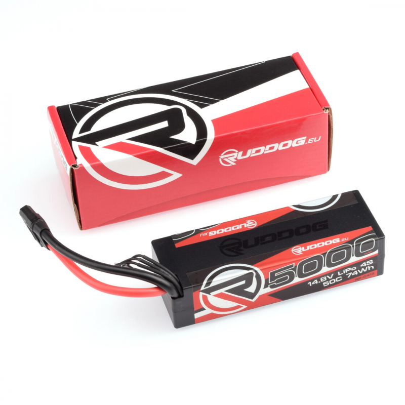 Ruddog 5000mAh 50C 14.8V 4S LiPo Stick Pack Akku mit XT90 Stecker