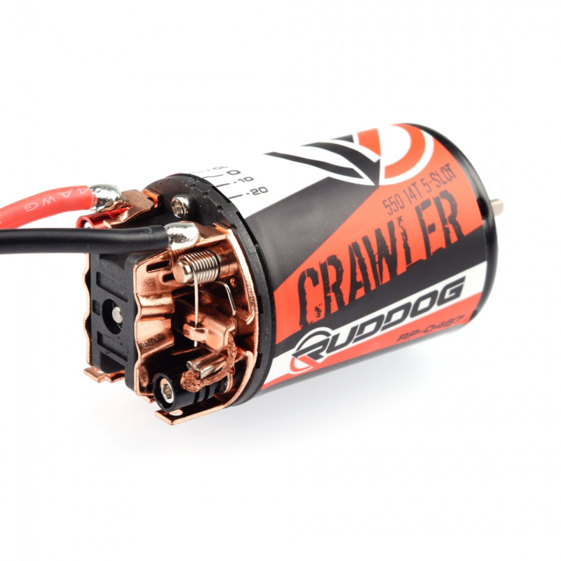 Ruddog Crawler 550 14T 5-Slot Brushed Motor