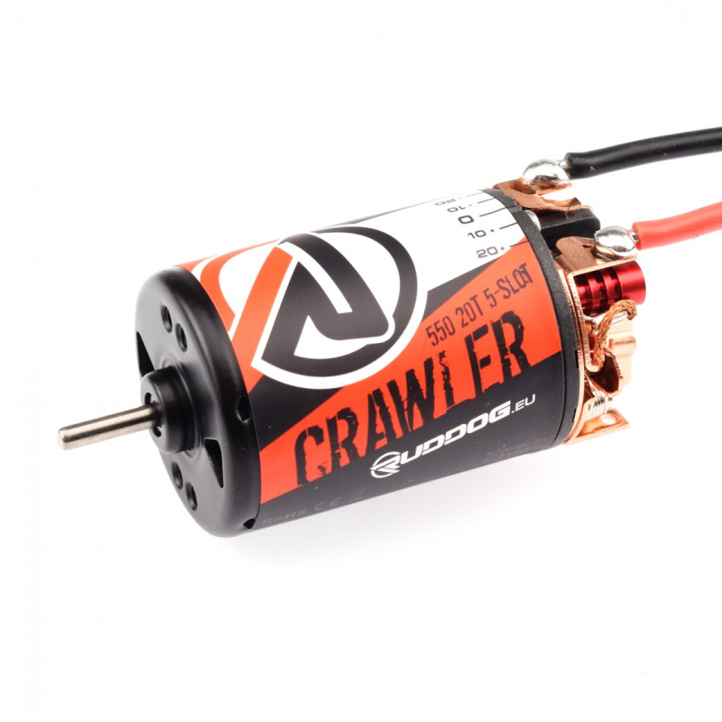 Ruddog Crawler 550 20T 5-Slot Brushed Motor