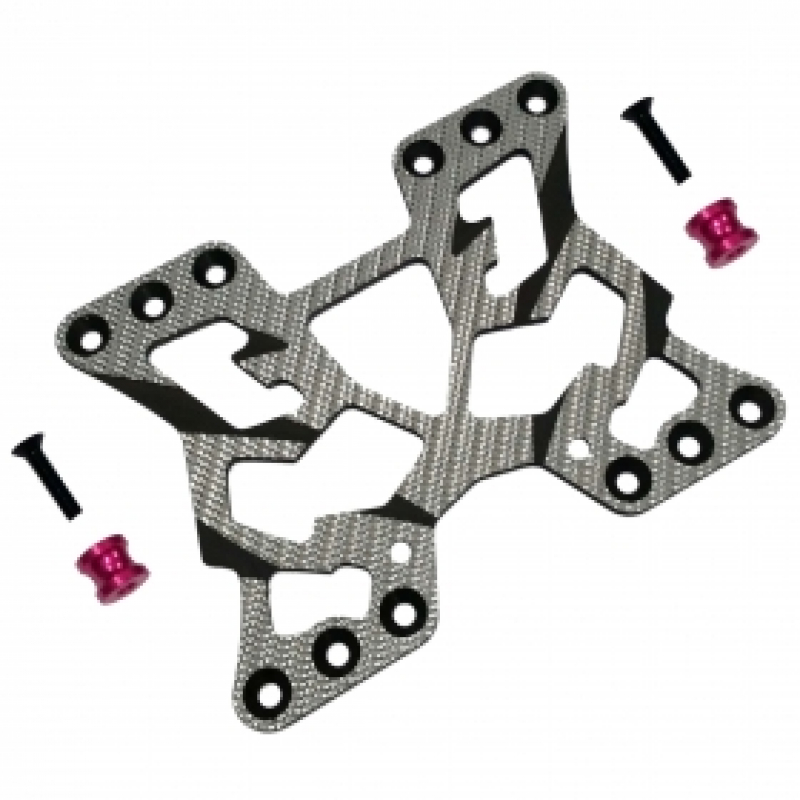 3Racing Carbon Rear Battery Mounting Plate For D4