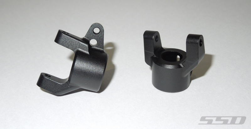 SSD Aluminum C Hubs for SCX10 II (Black)