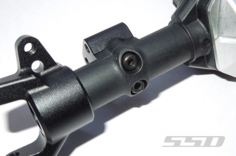 SSD Aluminum Link Mounts for SCX10 II (Black)