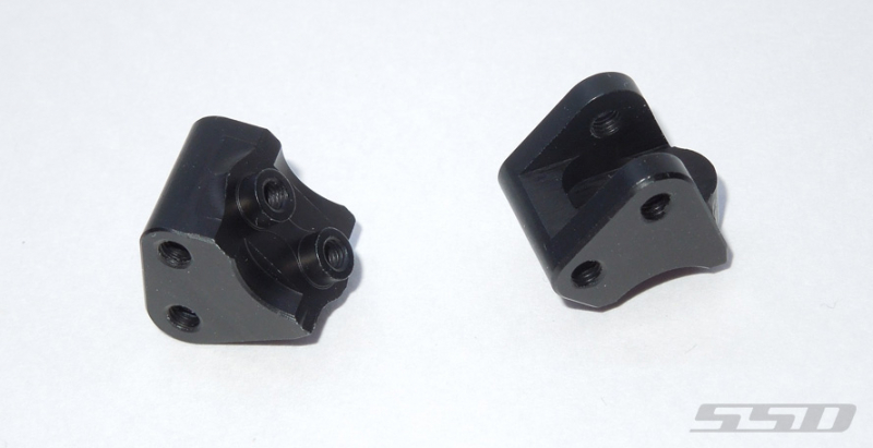 SSD Aluminum Link Mounts for SCX10 II (Black)