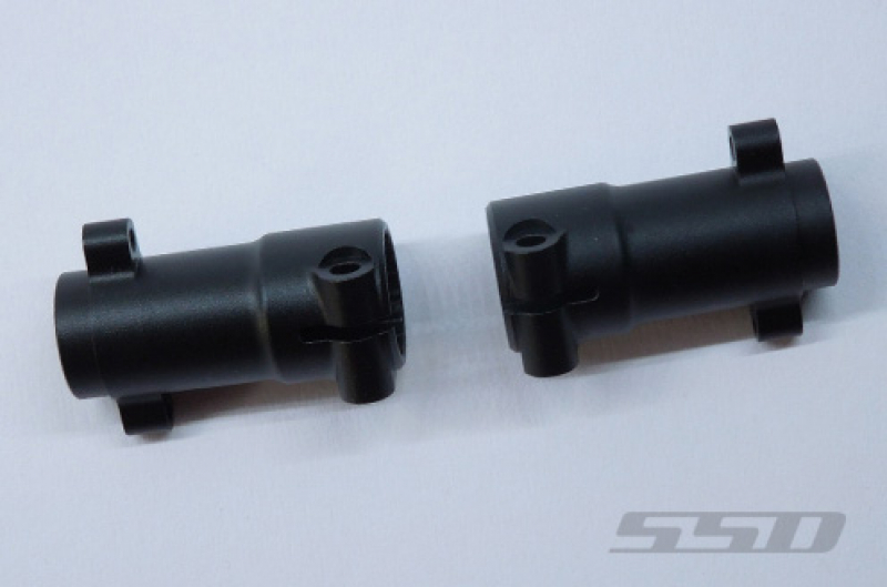 SSD Pro Aluminum Rear Lockouts for SCX10 II (Black)