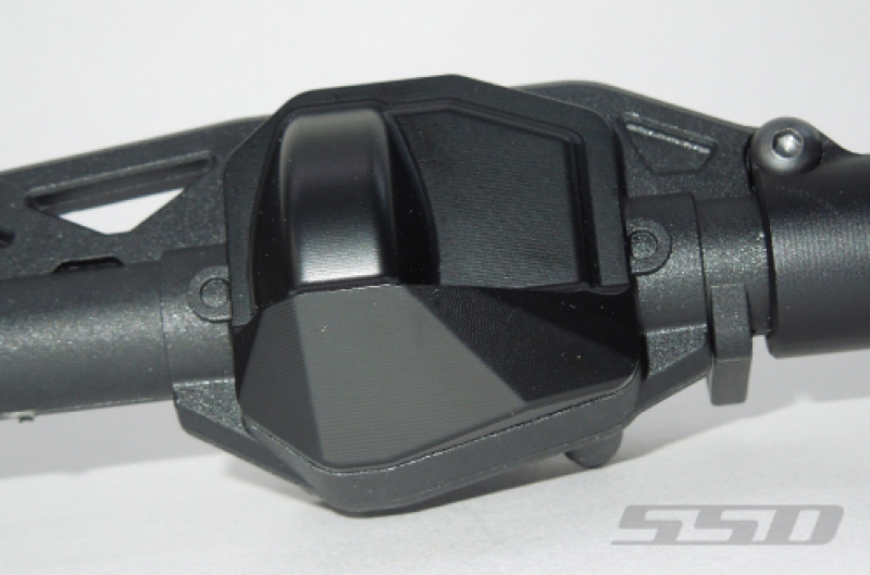 SSD HD Brass Straight Axle Diff Cover (Black) for SCX10 III