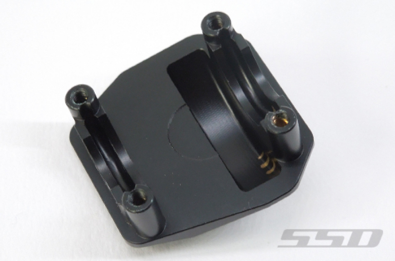 SSD HD Brass Straight Axle Diff Cover (Black) for SCX10 III