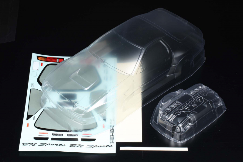 Preview: Yokomo BN Sports Mazda FC RX-7 Drift Body Set (with Light Parts and Decals)
