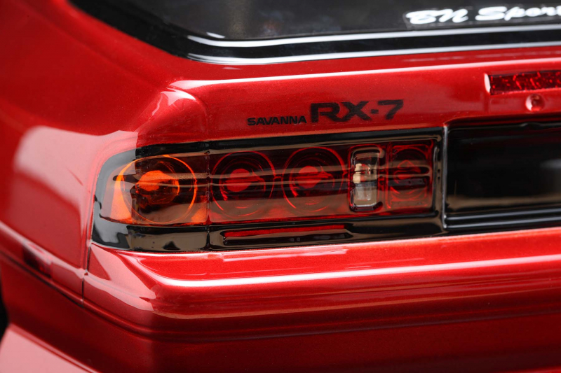 Yokomo BN Sports Mazda FC RX-7 Drift Body Set (with Light Parts and Decals)