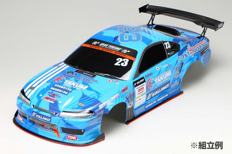 Preview: Yokomo Drift body Mercury SAYAKA Special (S15) (Painted/Pre-cut)