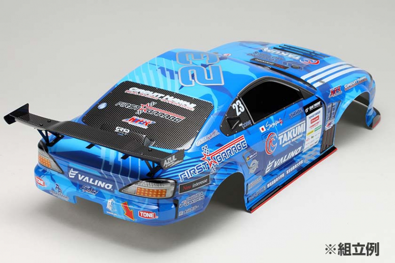 Preview: Yokomo Drift body Mercury SAYAKA Special (S15) (Painted/Pre-cut)