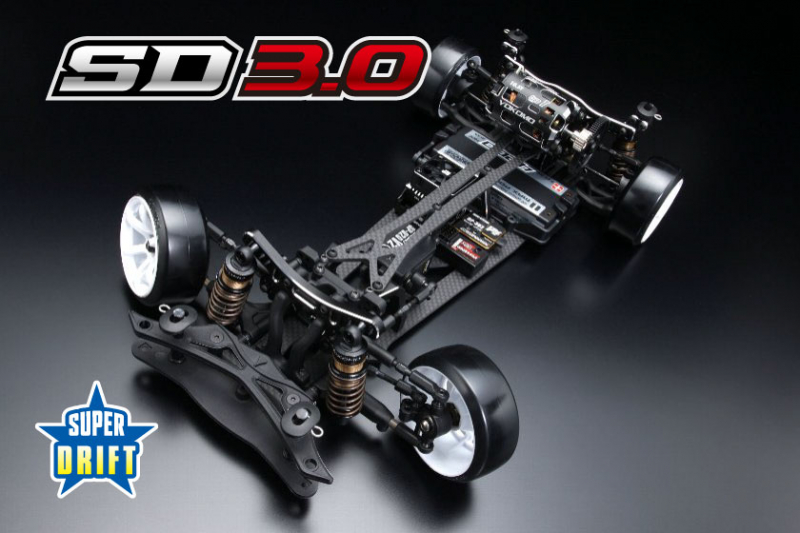 Yokomo Super Drift SD3.0 Assembly Kit  Black Version