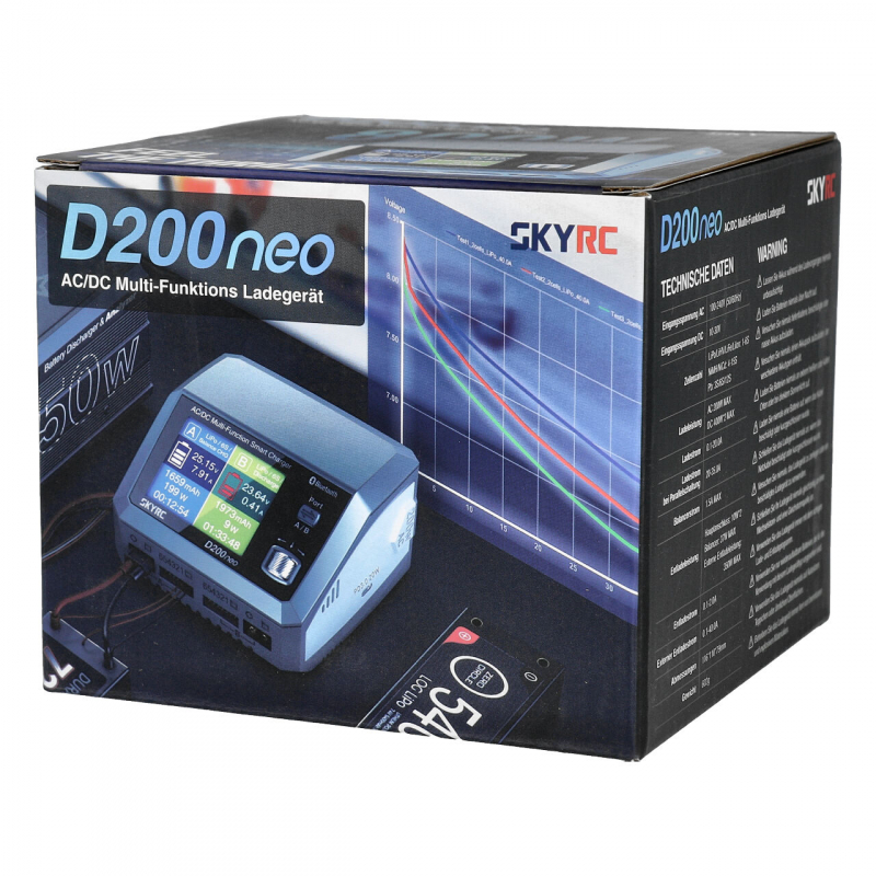 SkyRC D200 Neo LiPo 1-6s 20A 200W AC/DC