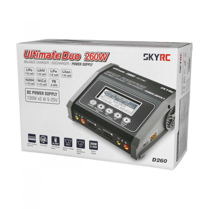 SkyRC D260 AC/DC LiPo 1-6s 14A 260W Charger