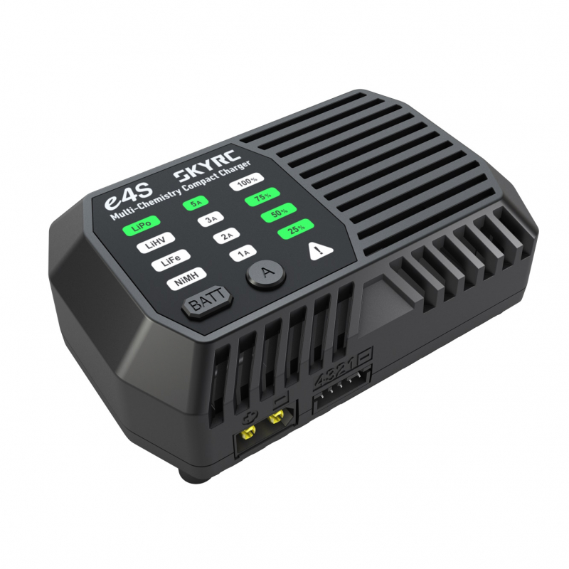 SkyRC e4s AC Ladegerät NiMh 6-8 / LiPo 2-4s 1-5A 60W