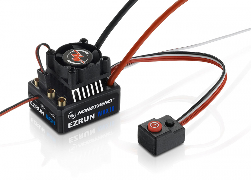 Hobbywing Ezrun MAX10 ESC Sensorless 60 Amp, 2-3s LiPo, BEC 3A