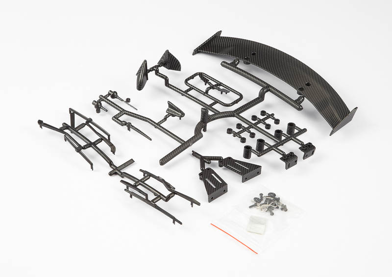 Killerbody Bodyshell Basic Plastic Parts 1/10 Onroad Carbon Fiber Pattern