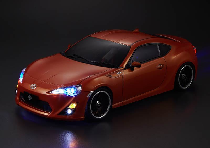 Killerbody 1/10 Toyota 86 Karosserie Orange 195mm RTU