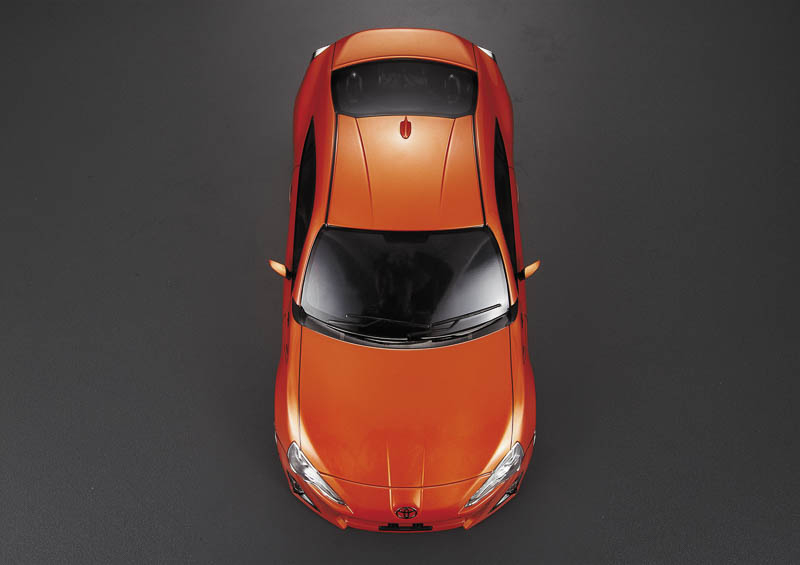 Killerbody 1/10 Toyota 86 Karosserie Orange 195mm RTU