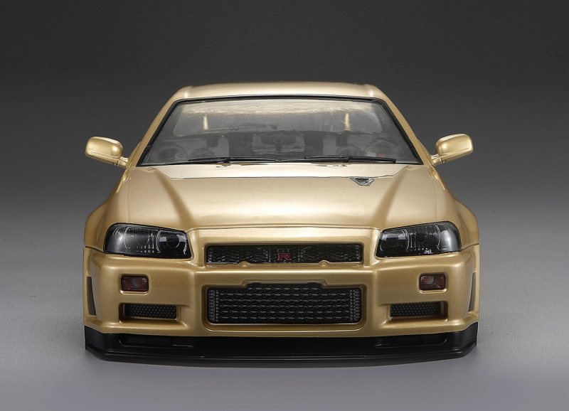 Killerbody Nissan Skyline R34 195mm Champagner Gold lackiert, RTU all-in