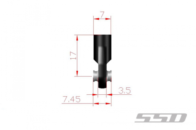 SSD M4/M3 Plastic Rod Ends (10)