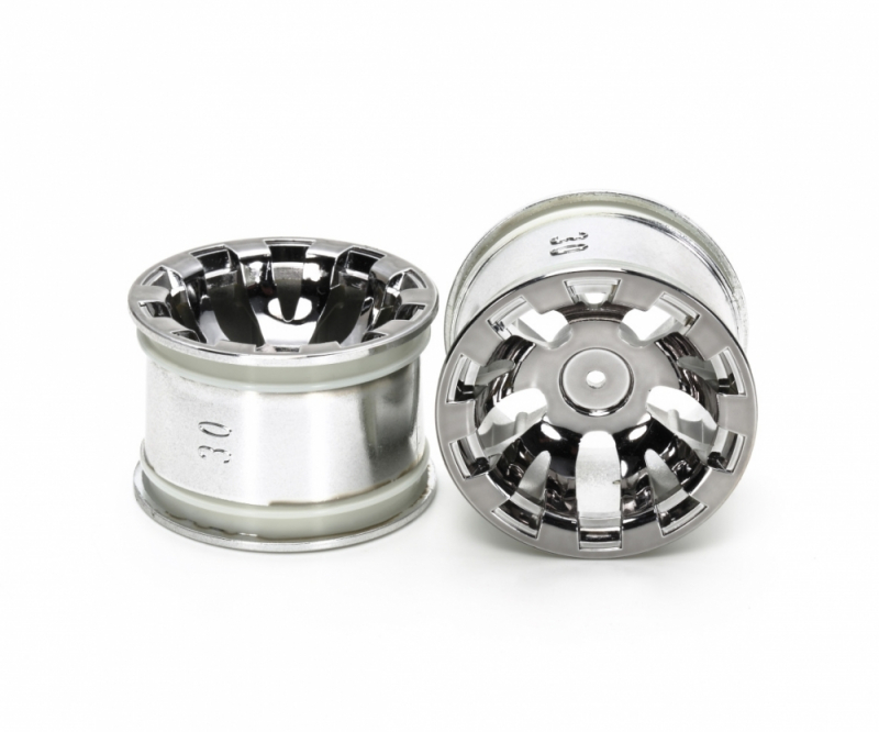Tamiya 300054829 T3-01 B-Teile Gabel matt chrom