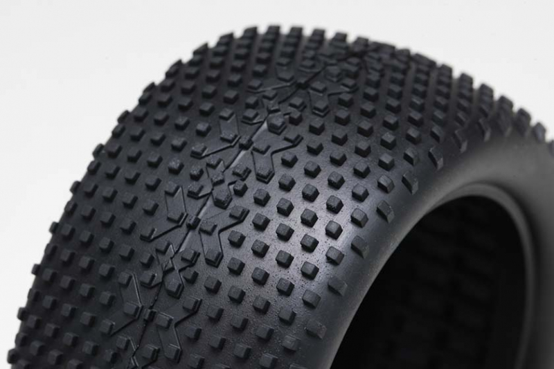 Preview: Yokomo Square pin Rear tires for RO1.0 (2pcs) 1/10 Buggy
