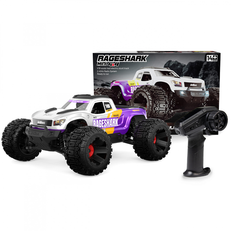 Preview: UDI RC Monster Truck Brushed 1/16 Purple