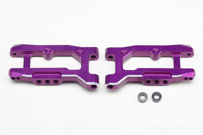 Yokomo Aluminum Rear H-Arm with Weight, Purple (Short Arm for RD2.0/SD2.0)