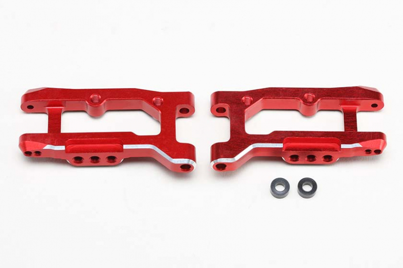Yokomo Aluminum Rear H-Arm with Weight, Red (Short Arm for RD2.0/SD2.0)