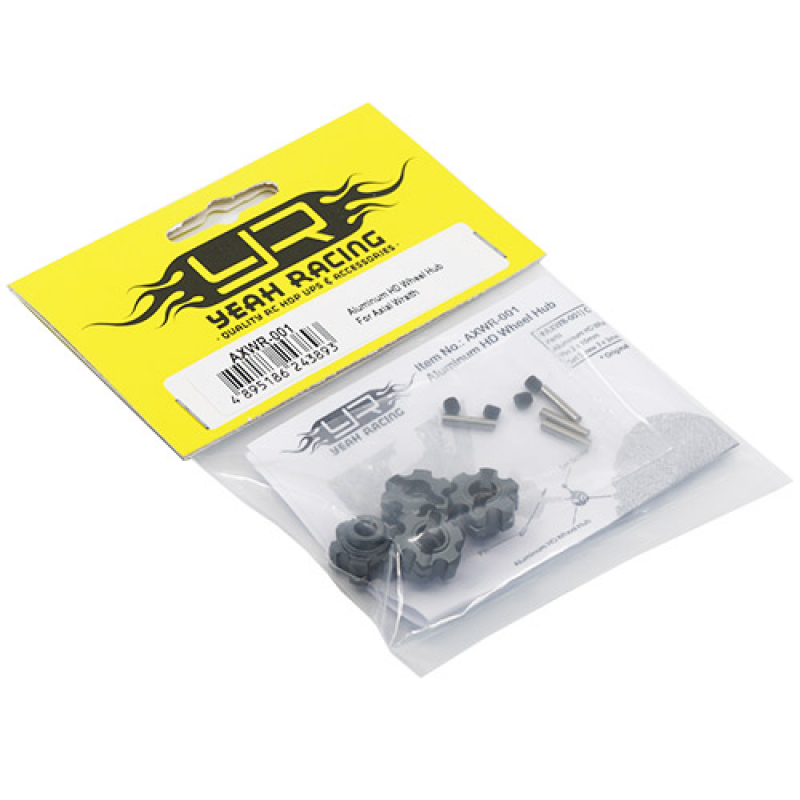 Axial Wraith Aluminium HD Radmitnehmer Set gun