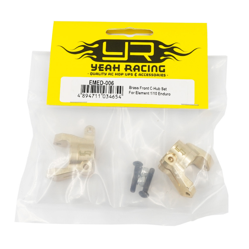 Brass Front C-Hub Set For Element 1/10 Enduro