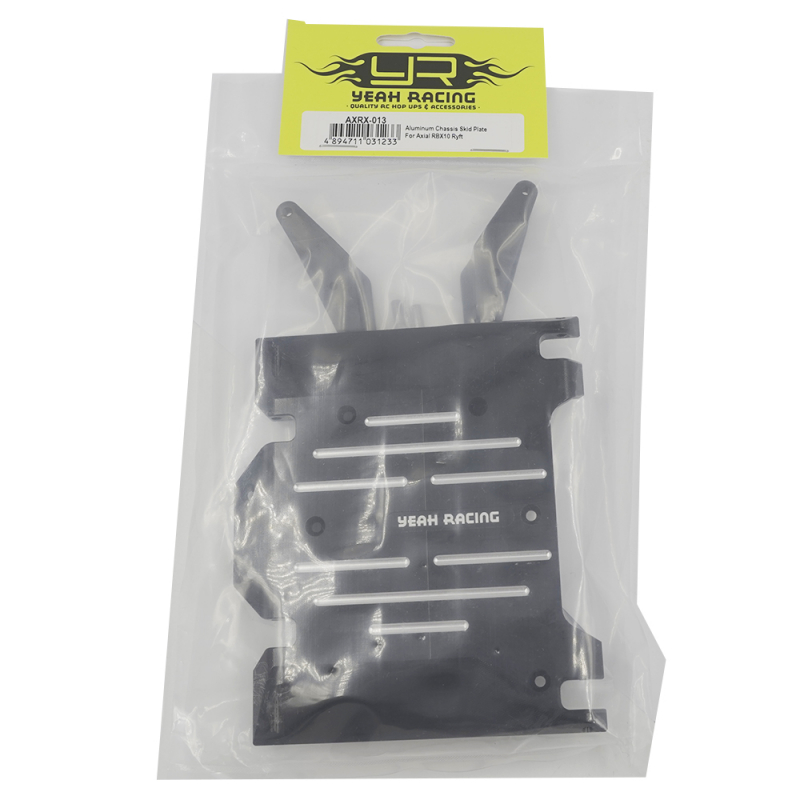 Aluminum Chassis Skid Plate/Links For Axial RBX10 Ryft