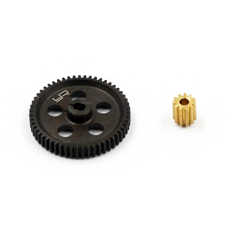 Steel 55T Spur Gear w/ 11T Pinion For Axial SCX24