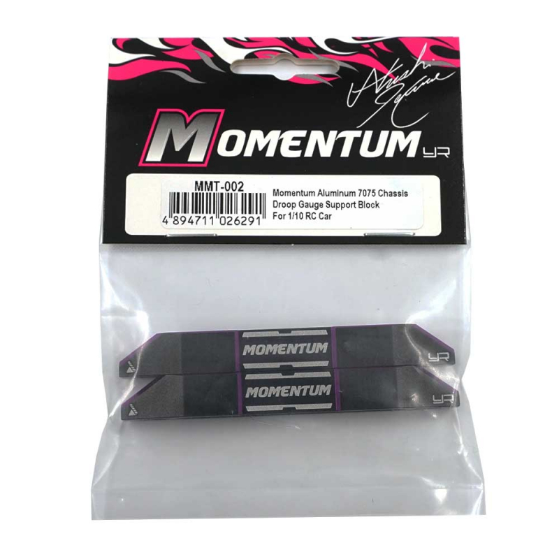 Momentum Atsushi Hara 7075 Aluminum Chassis Droop Gauge Support Block For 1/10 Touring Car