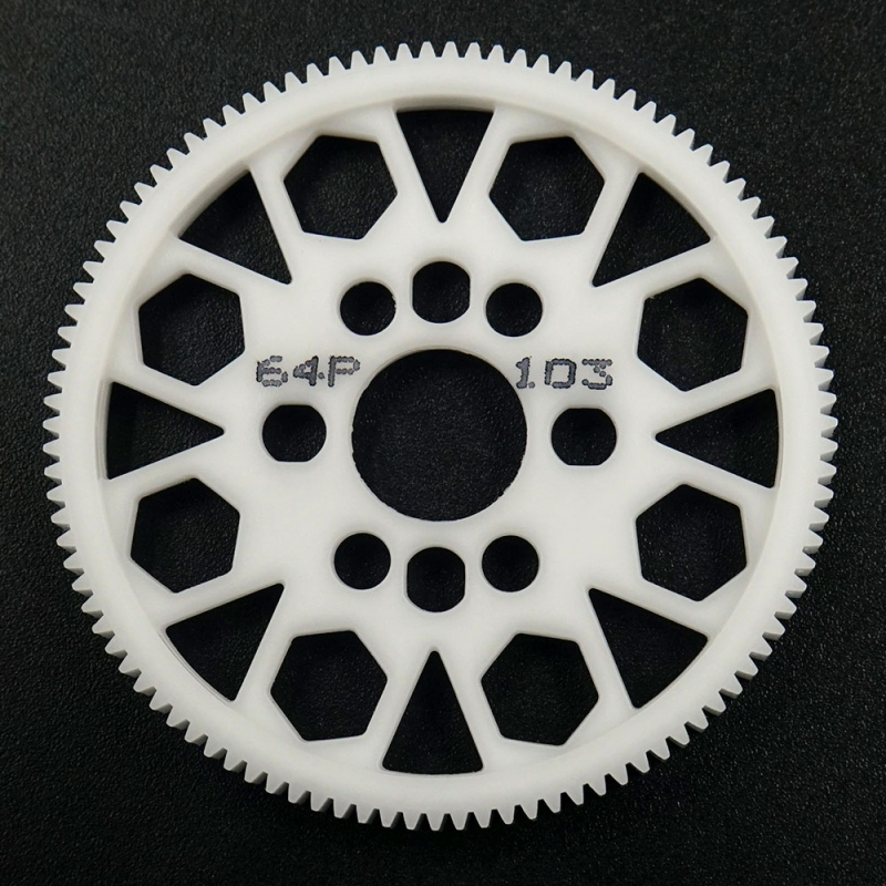 Yeah Racing Competition Delrin Spur Gear 64P 103T For 1/10 On Road Touring Drift