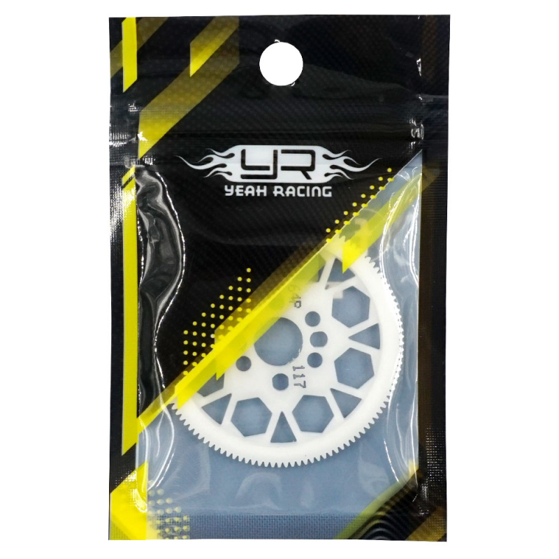 Yeah Racing Competition Delrin Spur Gear 64P 117T For 1/10 On Road Touring Drift