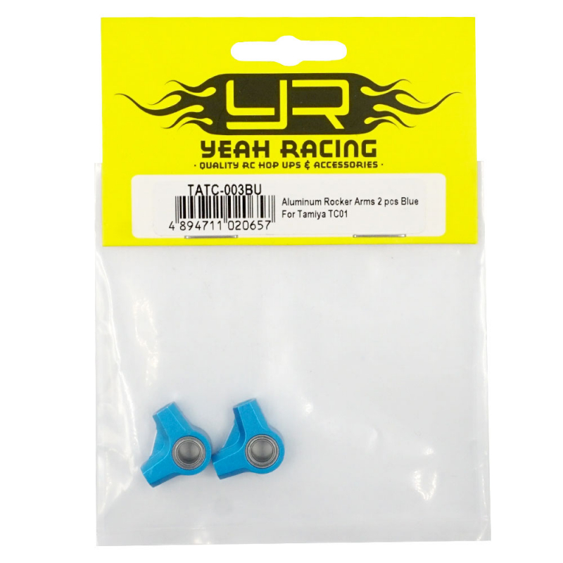 Aluminum Rocker Arms 2 pcs Blue For Tamiya TC01