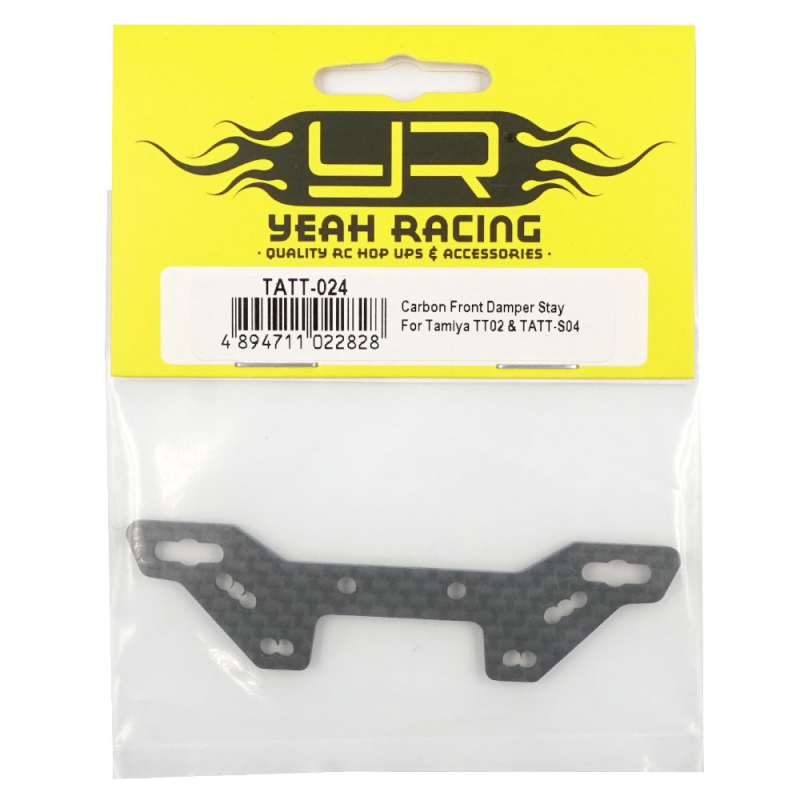 Yeah Racing Carbon Front Damper Stay For Tamiya TT02S & TATT-S04