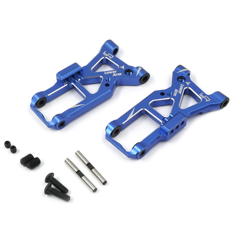 Yeah Racing Aluminum Front Lower Arm Set Blue For Traxxas Ford GT 4 Tec 2.0 / 3.0