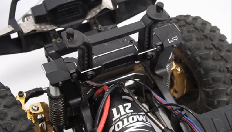 Aluminium Body Mount für Traxxas TRX-4 (schwarz)