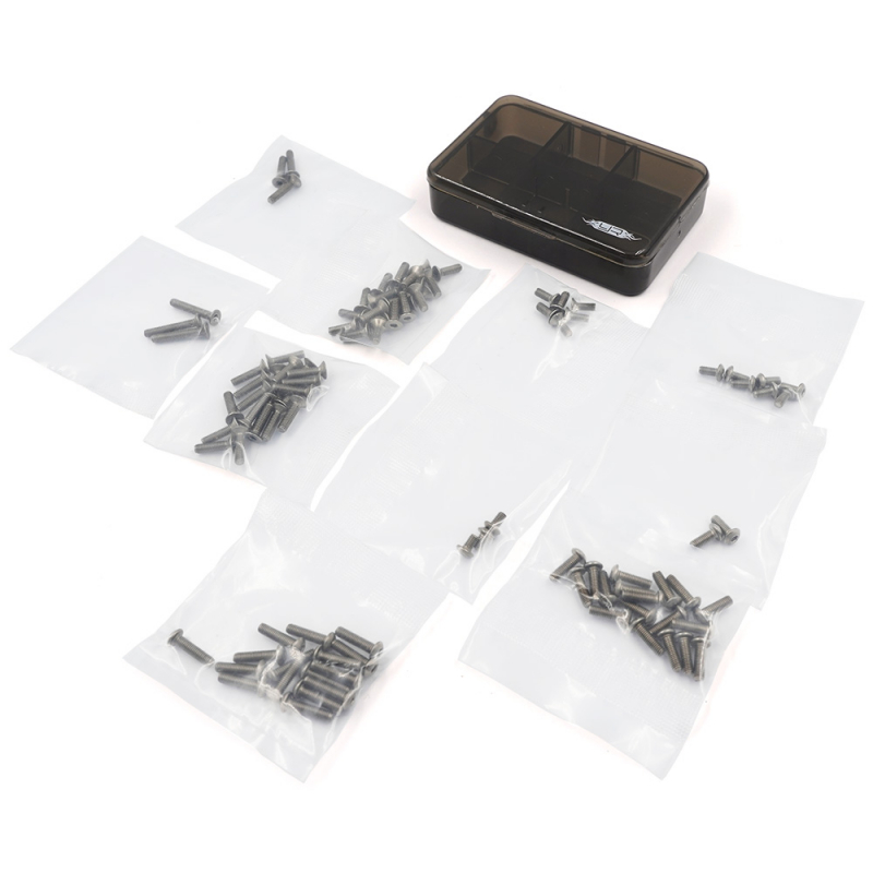 Yeah Racing Titanium Screw Assorted Set w/ FREE Mini box for Yokomo YD-2S