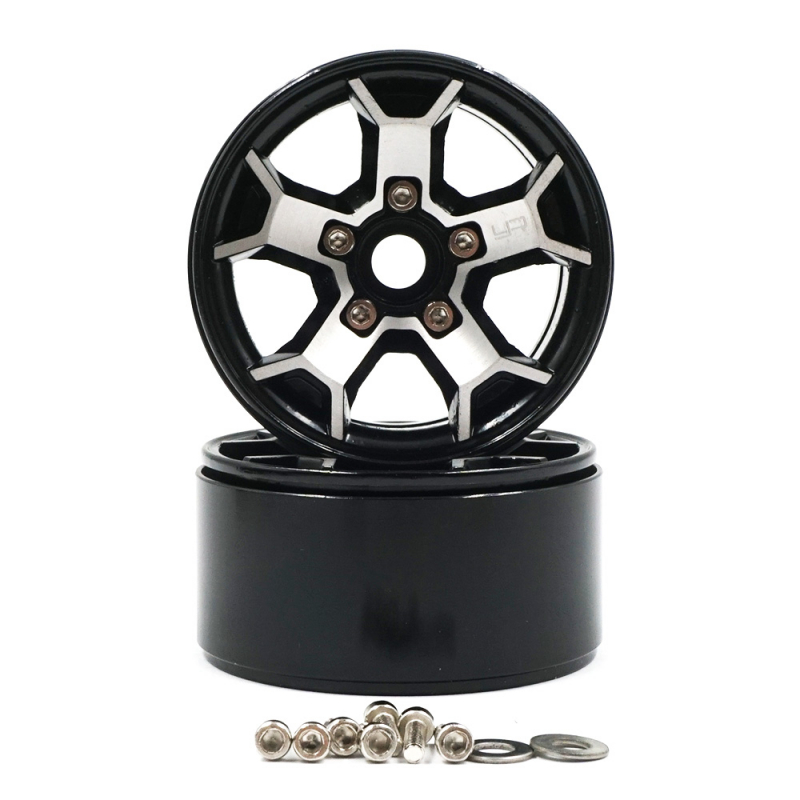 Yeah Racing 1.9 Aluminium Beadlock 5S Felgen (2)