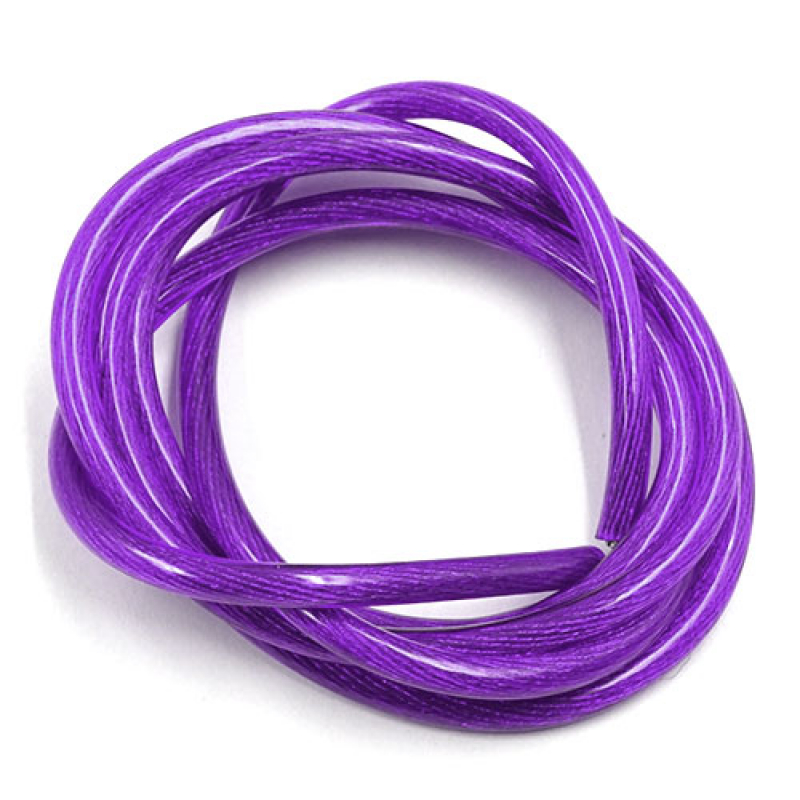 Transparent Kabel 12AWG 1m purple
