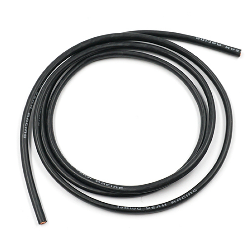 13AWG High Current Silicone Wire Black