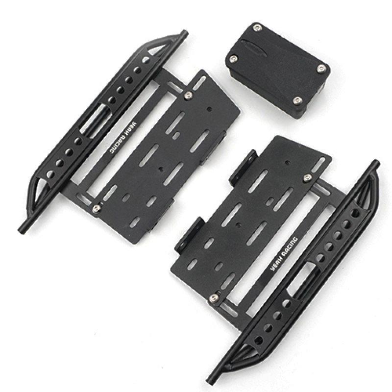 Metal Rock Rails w/ Receiver Box für Axial SCX10 II