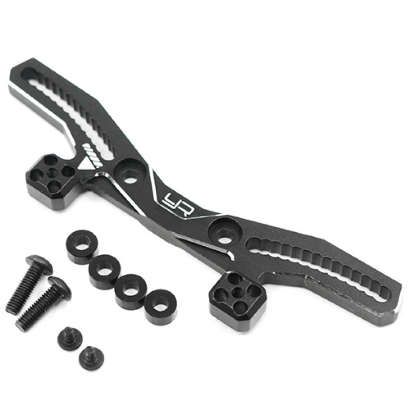 Yeah Racing Aluminum Low Profile High Adjustability Front Shock Tower For Yokomo YD2 Black