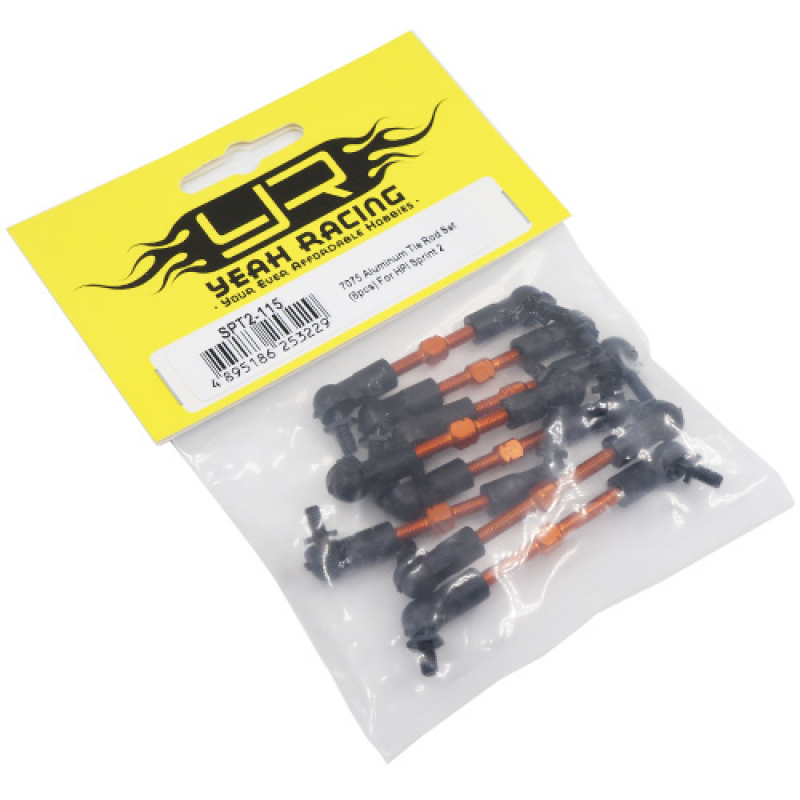 Yeah Racing Aluminium Tuning Spurstangen Set (8) für HPI Sprint 2