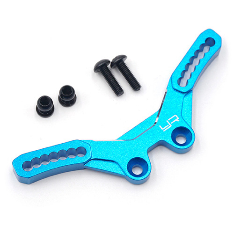 Aluminum Rear Damper Stay For Tamiya M07 Blue