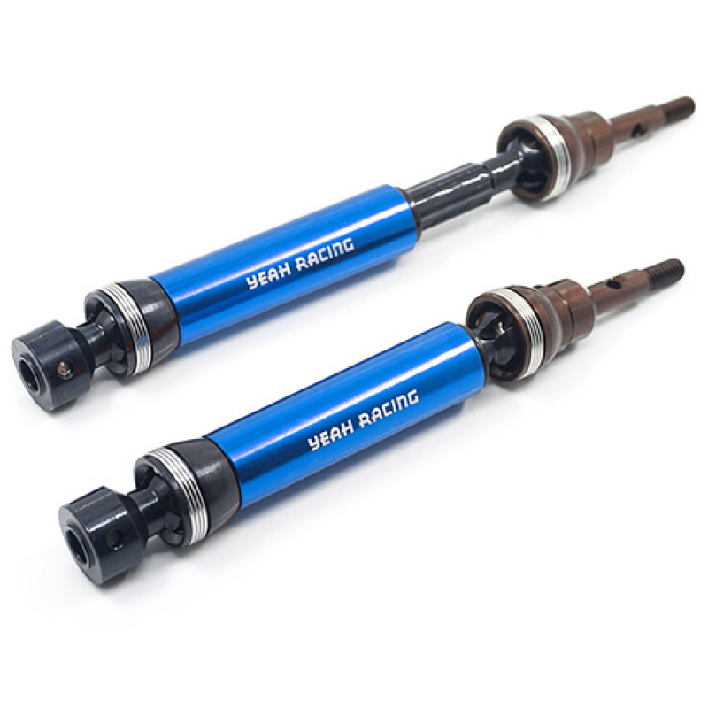 HD Tool Steel Front Universal Drive Shafts for Traxxas 1/10 Slash Stampede 4X4 Blue
