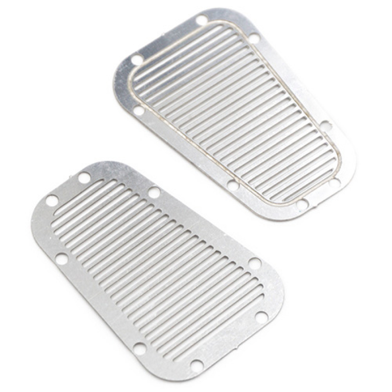 Stainless Steel Front Hood Vent Plate for Traxxas TRX-4 Land Rover